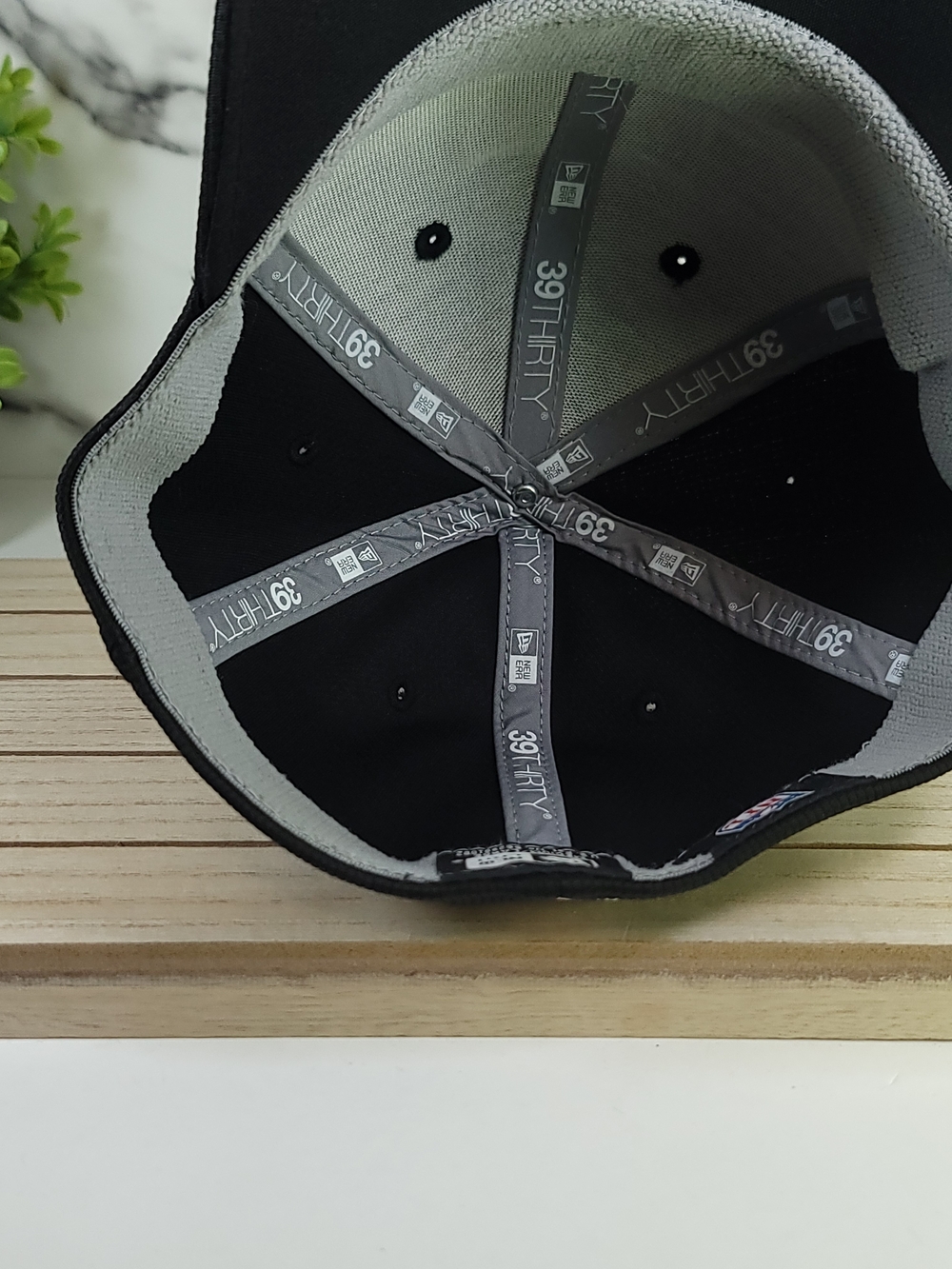 Las Vegas Raiders Black Logo Cap, NFL New Era Style. Fitted M/L - Picture 5 of 8
